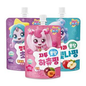 티니핑 과채음료 10+10개 (사과맛/청포도맛/자두맛)