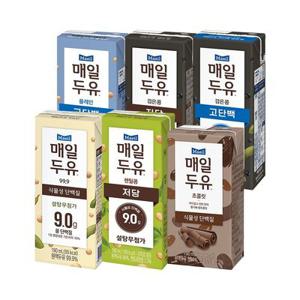 매일 저당두유 6종 48팩 99.9/검은콩/렌틸콩/고단백/고단백검은콩 골라담기