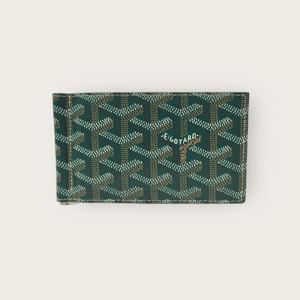 [중고명품/루이스잇] 고야드 스페셜그린 생토마스 머니클립 반지갑