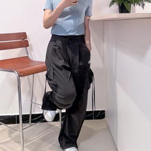 아디다스 우먼스 댄스 우븐 스트레이트핏 트랙 팬츠 블랙 JI9787