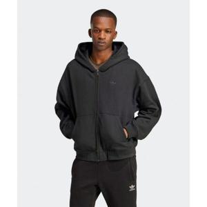 adidas 아디다스 프리미엄 에센셜 풀집 후디 - 블랙 JC9579