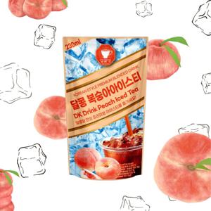달콩당 파우치 음료(아이스티/블루레몬/블루베리/자몽) 대용량 4종 230ml*20팩