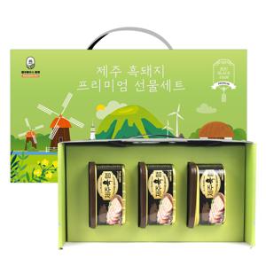 제주흑돼지 프리미엄 캔햄 선물세트 NEW 3호