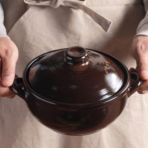 국산 황토 뚝배기 계란찜 미니 전골 1인용 된장찌개 냄비