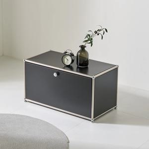 스틸 디자인 B형 모듈 770 1단 협탁 수납장 2colors