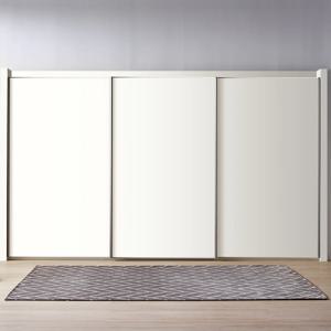 하덱스가구 SL 지문방지 도장 슬라이드장(밀크 화이트/코튼 그레이) -1자(30cm)