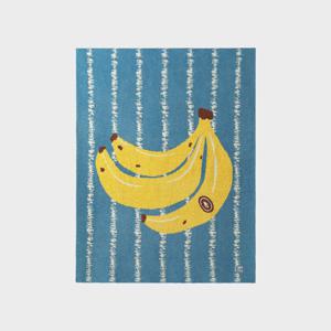 [해외] Banana 과일 패턴 대형 담요 블랭킷