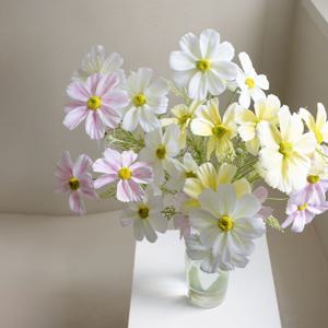 리얼퀄리티 핸드메이드 조화 꽃 플라워 피코티코스모스