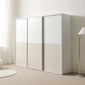 테일러 투톤 슬라이딩옷장 2600 3통 비스포크 E0 미닫이 장롱 맞춤옷장