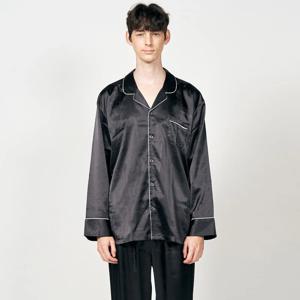남자실크잠옷 라운지웨어 가을 파자마 긴팔 홈웨어 상하의 세트 (S~3XL)