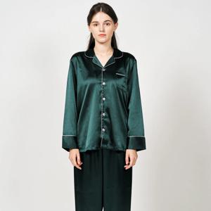 긴팔잠옷 친구선물 실크잠옷 여성파자마 홈웨어 실내복 상하의 세트 (S~3XL)