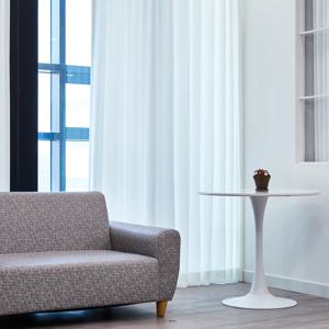 회이트 도톰 쉬폰 아이보리 차르르커튼 쉬폰커튼