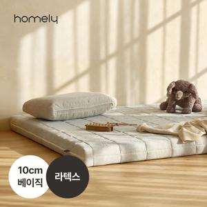 솜니 10cm 고밀도 라텍스 알러지프리 베이직 바닥 매트리스 토퍼  멀티싱글/슈퍼싱글/퀸