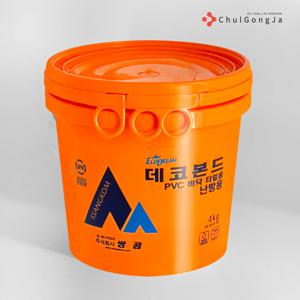쌍곰 데코본드 4kg 데코 타일 본드 PVC 난방용 바닥 벽면 접착제