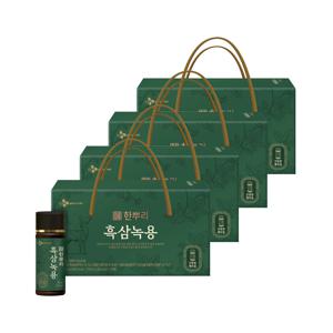 한뿌리 흑삼녹용(100ml x10병) x4박스
