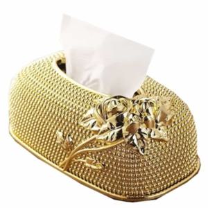 금색 장미 티슈케이스 화장지커버 화장지케이스 롤티