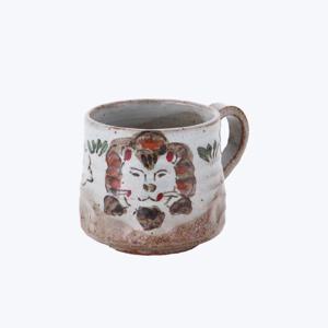 사자 핸드메이드 머그컵 8.2cm
