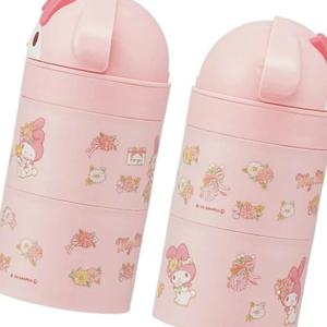 마이멜로디 3단 소품보관함 휴대용 공간활용 다용도수