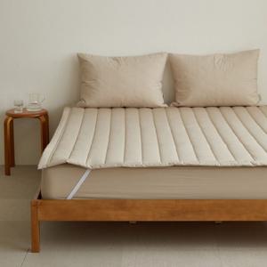 모먼트룸 40수 순면 고정밴드 침대패드 SS/Q/K 2color