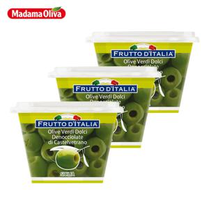 냉장 피티드 그린카스텔 올리브 480g 3병