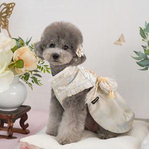 강아지옷 명절 항균 고운나래한복 노란빛 (B083_YE)