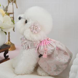 강아지옷 명절 항균 고운나래한복 분홍빛 (B083_PK)