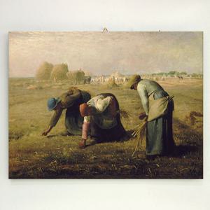 인테리어 소품 명화액자 밀레 이삭 줍는 여인들 kisn107