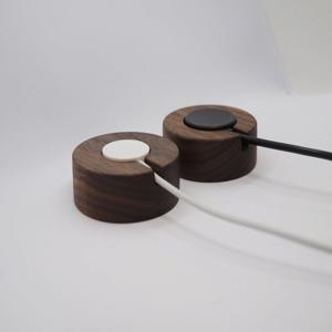 월넛 갤럭시 애플 스마트워치 충전독 거치대