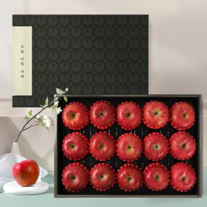 국내산 오늘아침사과 선물세트 2호 (5kg 15과)