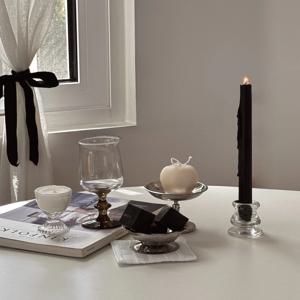 테이퍼캔들 Black Taper Candle 소이캔들