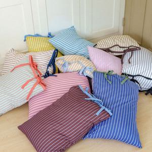 에센셜 스트라이프 향균 일반/리본 베개커버 50*70 11컬러
