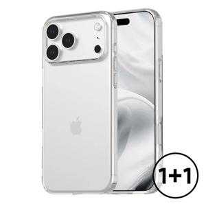 1+1 아이폰 17 프로 맥스 슬라임 투명 휴대폰 에어 케이스