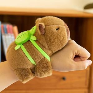 동물 인형 팔찌 카피바라 판다 레서판다 포옹 손목 애착 반려 스냅 밴드 (9종)