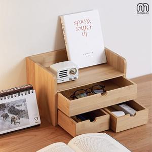 리암 책상 정리함 원목 데스크 오거나이저 책상 정리 선반 미니 서랍 우드 데스크테리어