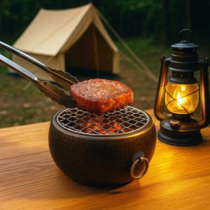 루니크 미니 동화로 가정용 캠핑용 일본식 개인화로 숯불그릴