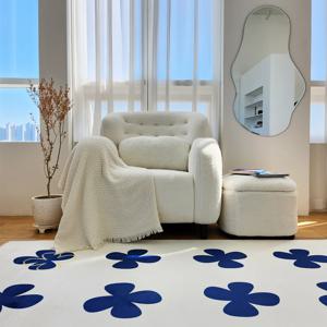 일루 디자인 플라워 러그 워셔블 인테리어 포인트 카페트 3colors 6size