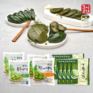영광 모싯잎 모시생떡&생쑥개떡 (동부2봉+참깨2봉+생 쑥 개떡8봉)