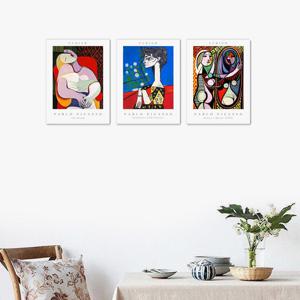 2200파블로 피카소-3개세트 /캔버스천 폼보드액자 우드노프레임 입체주의 큐비즘