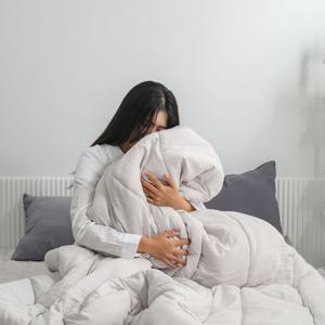 사계절 내추럴 차렵이불 부드러운 푹신한 따뜻한 봄 가을 겨울 먼지없는 이불 SS/Q 5컬러