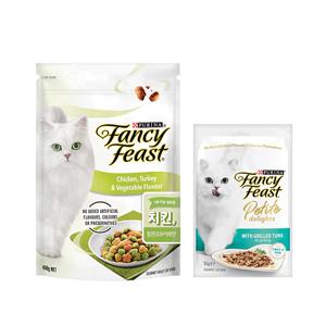 팬시피스트 치킨 칠면조 450g +쁘띠 50g 파우치