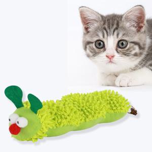 고양이 캣닢 꼬불꼬불 애벌레 애착인형