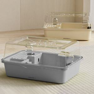 소동물 빅스페이스 투명 햄스터 케이지 하우스