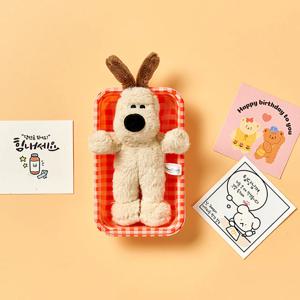 귀여운 미니 인형 그로밋16cm 키링+메세지카드+체크박스