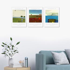 2216러쎌 프램튼-추상풍경-3개세트 /캔버스천 폼보드액자 우드노프레임 컨템포라리아트