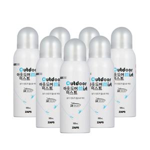 여행용 모기 기피제 아웃도어 미스트 100ml 뎅기열예방 10개