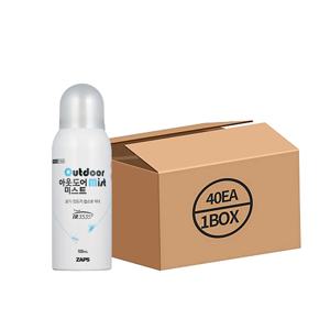 여행용 모기 기피제 아웃도어 미스트 100ml 뎅기열예방 40개
