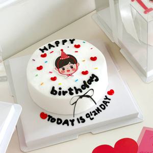 수제 레터링 케이크 만들기 키트 생크림 생일 케익 제작 1호 케잌시트