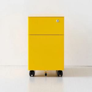 TAZO 서랍장 2단 305510 라운드형 옐로우 9883.5190