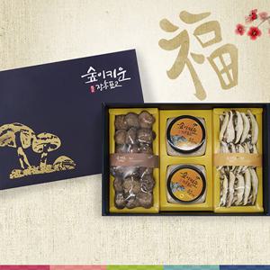 장흥표고 표고분말 혼합3호(동고120g/표고버섯가루200g/절편80g)+선물포장