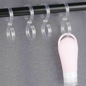 싱크대 파이프 고리 투명 8p 봉 세트 욕실 주방 도구 걸이 8자